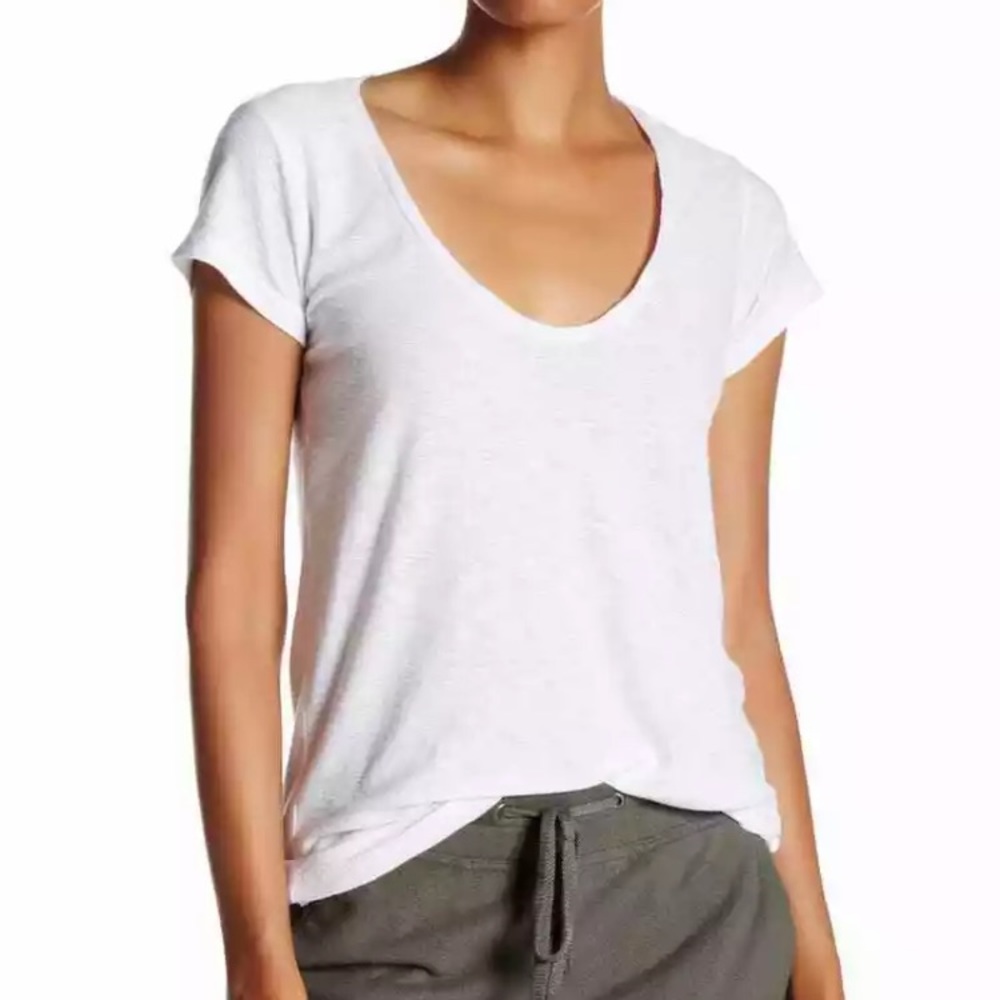 James Perse Scoop Neck T shirt Tee size 1, 2 or 3